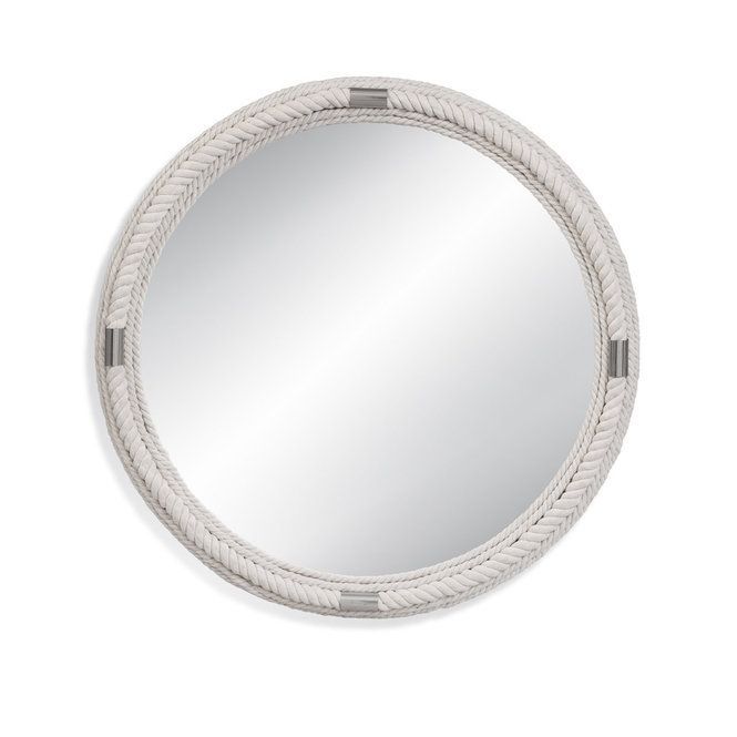 White Rope Coastal Mirror | Coastal Mirrors, White Rope, Mirror Wall In Stitch White Round Wall Mirrors (View 14 of 15)