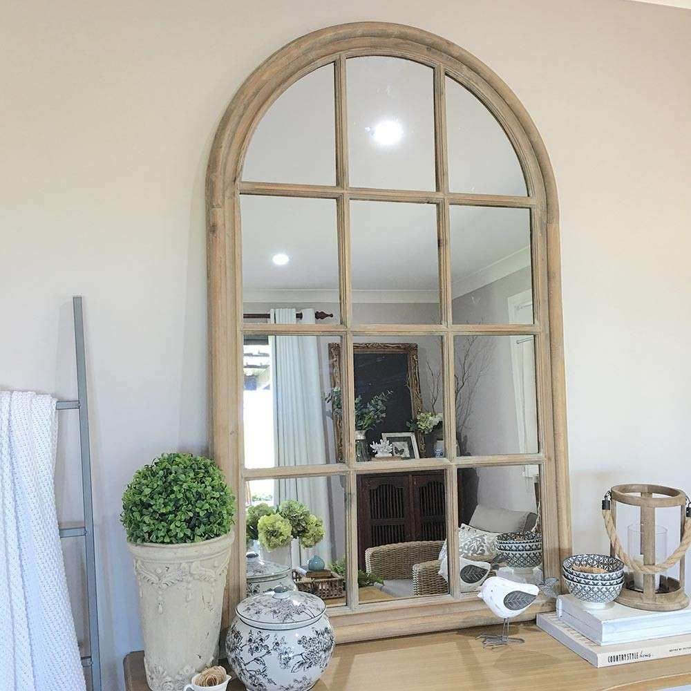 Window Mirror Arched & Crafty Ideas Arched Wall Mirror Large Awesome Uk In Metal Arch Window Wall Mirrors (Photo 14 of 15)
