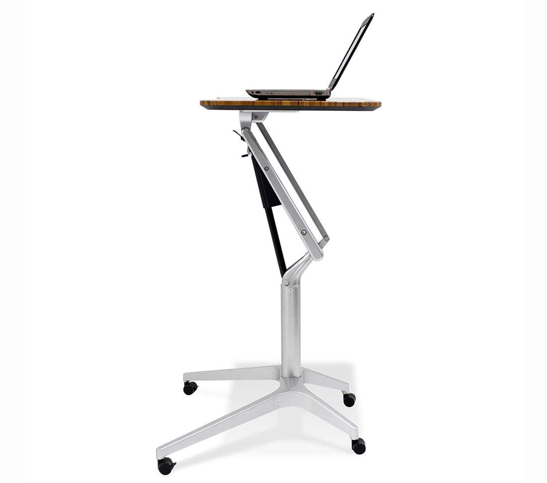 Workpad Adjustable Deskunique Furniture 201wh | Computer Desks With Espresso Adjustable Stand Up Desks (View 14 of 15)