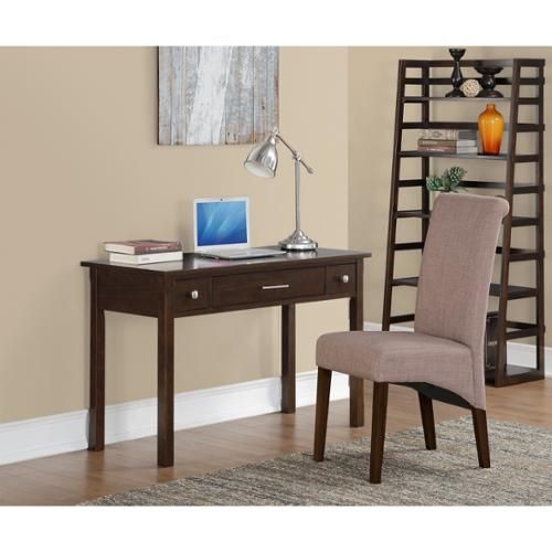 Wyndenhall Franklin Solid Wood Contemporary 47 Inch Wide Writing Office Inside Tobacco Modern Nested Office Desks (View 12 of 15)