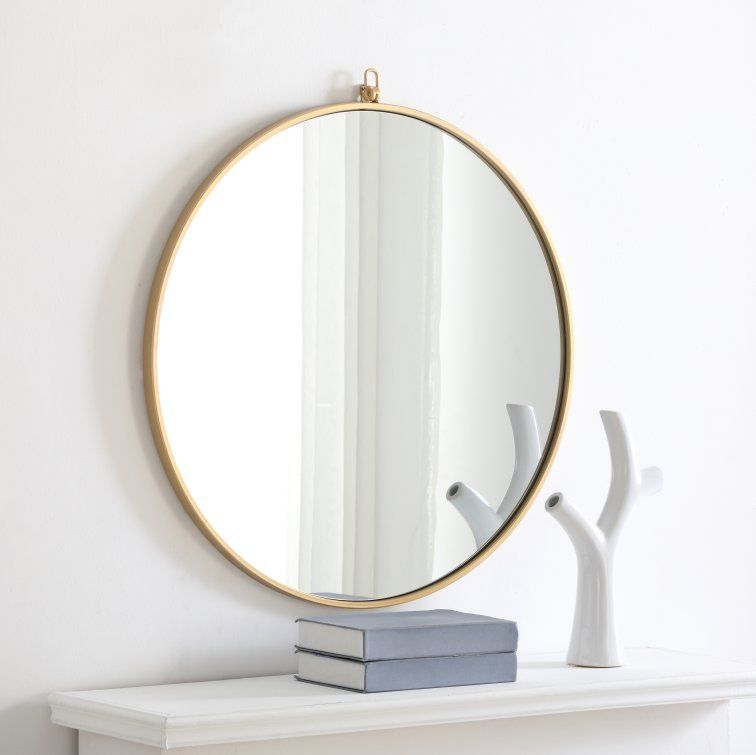 Yedinak Modern And Contemporary Accent Mirror | Accent Mirrors For Dekalb Modern &amp; Contemporary Distressed Accent Mirrors (Photo 1 of 15)