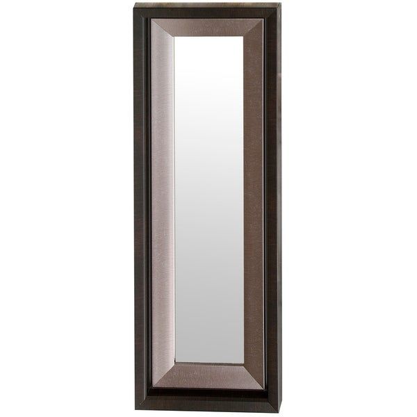 11x33 Brushed Silver Espresso Edge Wall Mirrormirrorize Canada With Silver Metal Cut Edge Wall Mirrors (Photo 5 of 15)