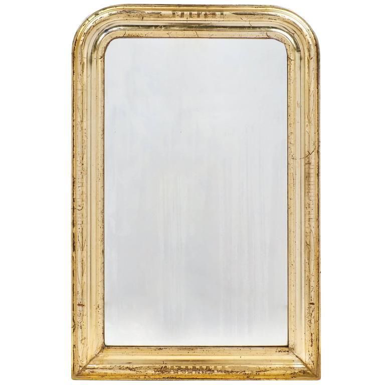 19th Century Antique French Gold Leaf Mirror | Mirror, Engraved Frames In Antique Gold Etched Wall Mirrors (View 7 of 15)