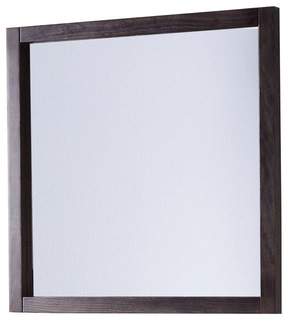 32" Niza Wall Framed Mirror – Contemporary – Bathroom Mirrors – With Mirror Framed Bathroom Wall Mirrors (Photo 2 of 15)