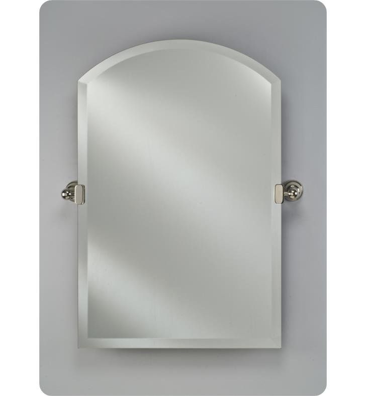 Afina Rm 535 Radiance 35" Arch Top Frameless Beveled Wall Mount With Regard To Crown Arch Frameless Beveled Wall Mirrors (View 8 of 15)