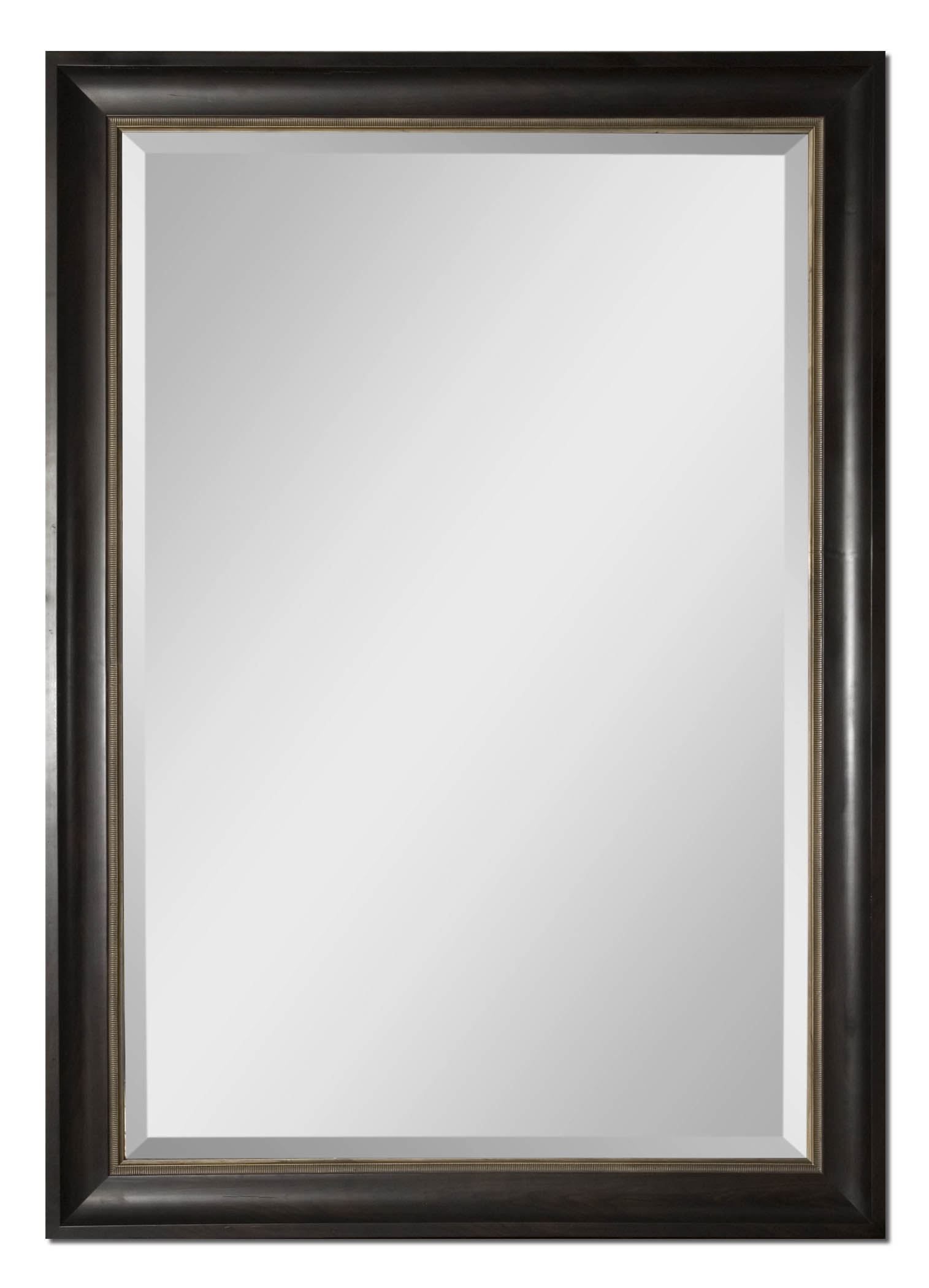 Axton Oversized Black Framed Mirroruttermost | Black Mirror Frame In Matte Black Square Wall Mirrors (View 8 of 15)