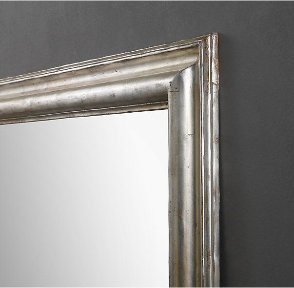 Baroque Aged Silver Leaf Mirrors | Mirror Frame Diy, Mirror House Throughout Aged Silver Vanity Mirrors (View 14 of 15)