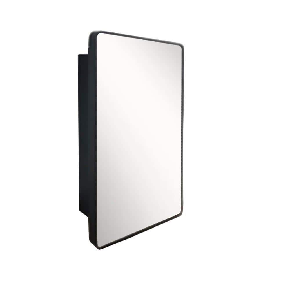 Bellaterra Home 28.5 In. W X 17.7 In. H Rectangular Metal Framed For Matte Black Metal Wall Mirrors (Photo 14 of 15)