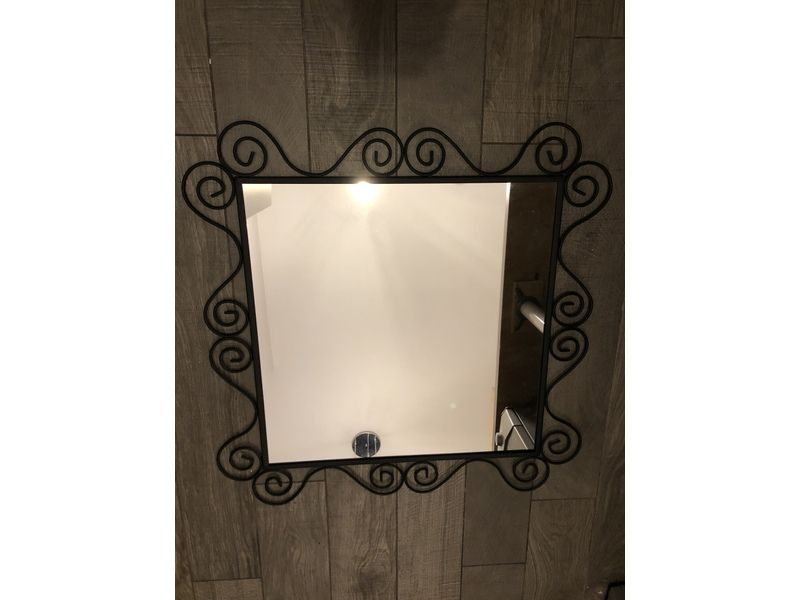 Black Metal Framed Mirror 🥇 | Posot Class Throughout Black Metal Wall Mirrors (View 5 of 15)