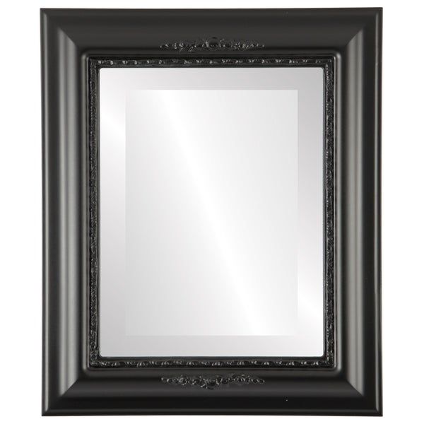 Boston Framed Rectangle Mirror In Matte Black – Overstock – 20599491 In Matte Black Rectangular Wall Mirrors (Photo 1 of 15)