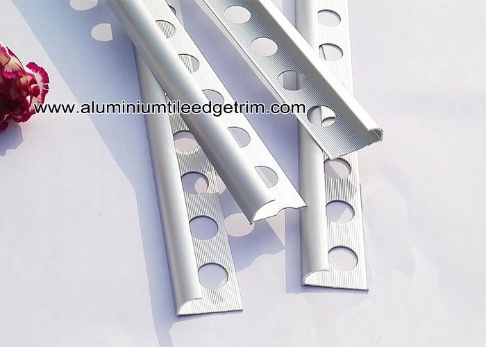Ceramic Wall Rounded Corner Aluminium Tile Edge Trim / Profiles Silver Matt In Cut Corner Edge Wall Mirrors (View 10 of 15)