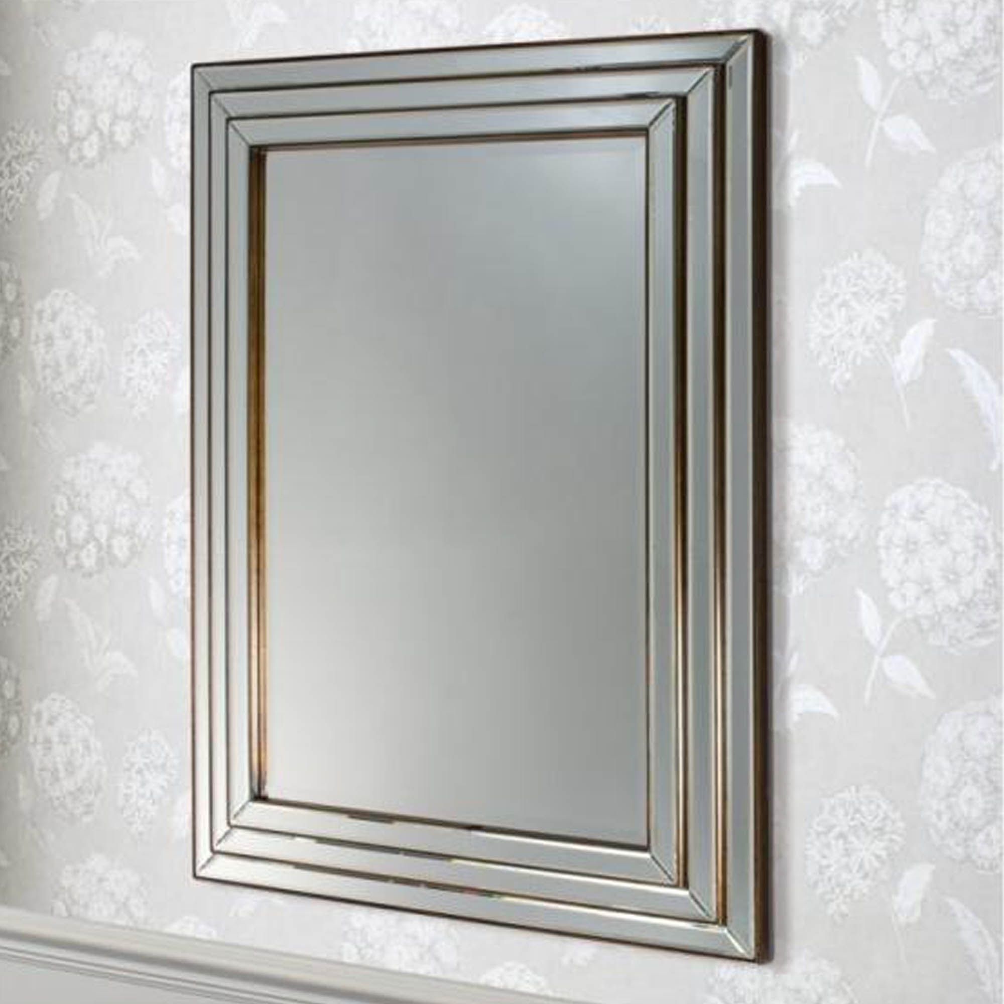 Chamberry Bronze Wall Mirror | Wall Mirror | Homesdirect365 With Regard To Bronze Quatrefoil Wall Mirrors (Photo 10 of 15)