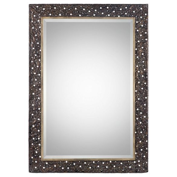 Click Here To View Larger Image | Bronze Mirror, Beveled Mirror, Mirror Intended For Two Tone Bronze Octagonal Wall Mirrors (View 2 of 15)