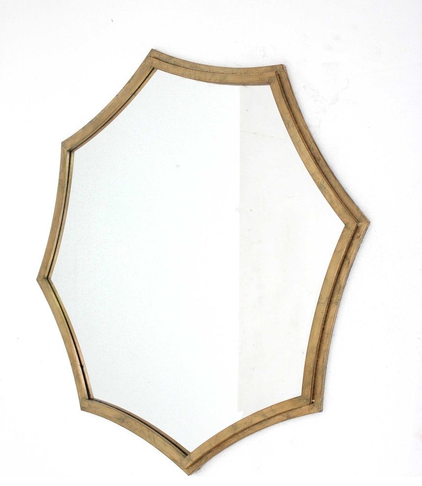 Featured Photo of The 15 Best Collection of Gold Curved Wall Mirrors