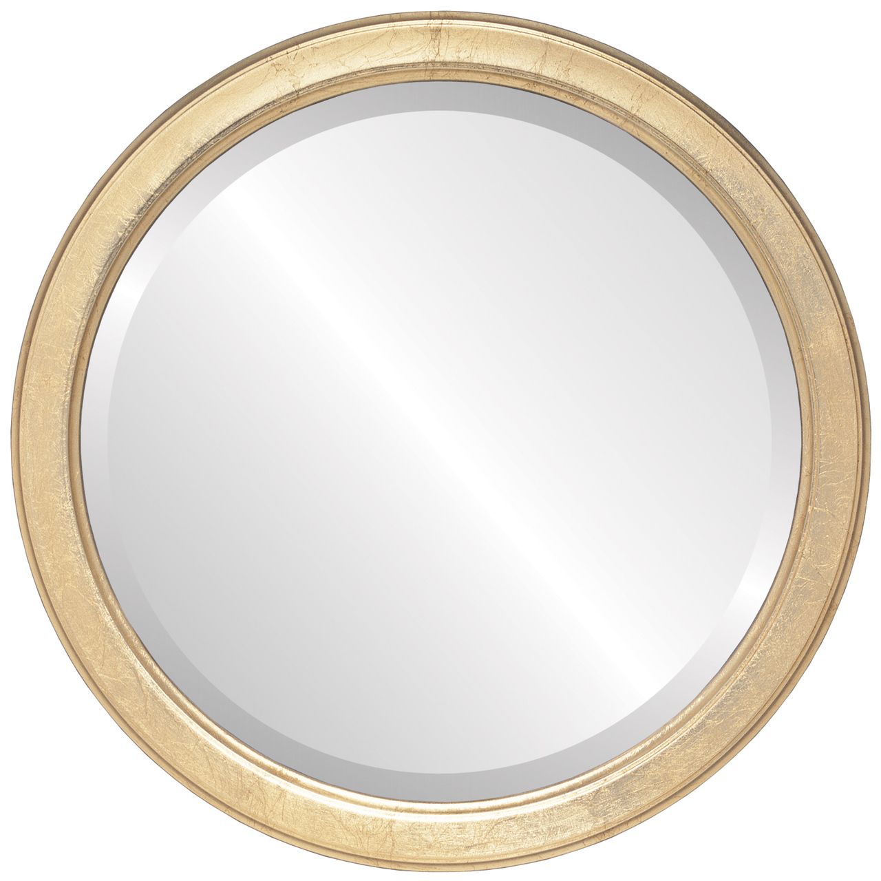 Contemporary Gold Round Mirrors From $114 | Free Shipping Within Gold Rounded Edge Mirrors (View 1 of 15)