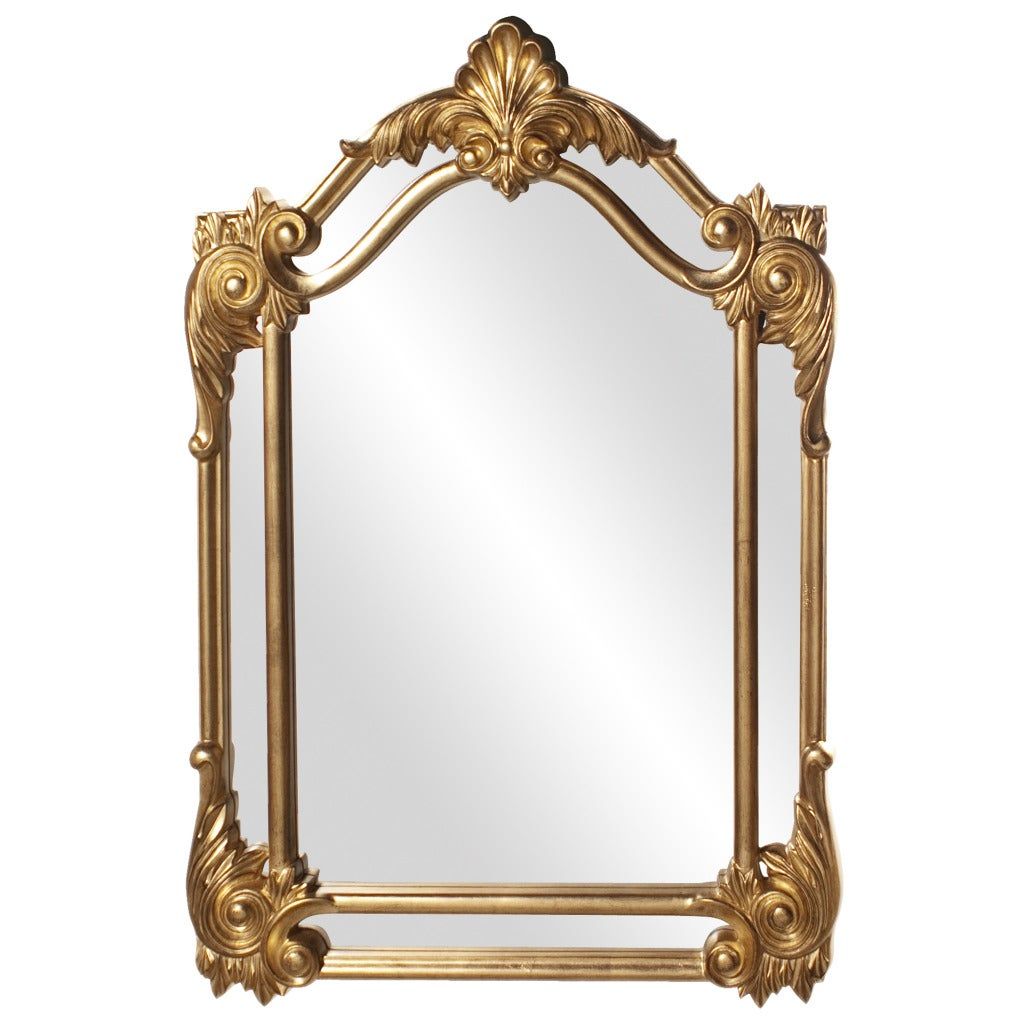Cortland Antique Gold Leaf Mirror – Free Shipping Today – Overstock Regarding Antiqued Gold Leaf Wall Mirrors (View 3 of 15)