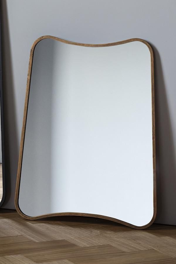 Curved Wall Or Leaning Mirror – The Forest & Co. | Leaning Mirror With Gold Curved Wall Mirrors (Photo 8 of 15)