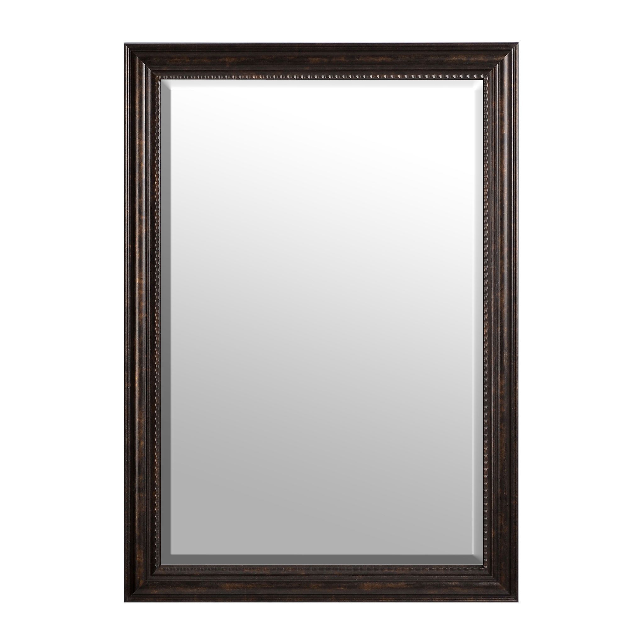 Dark Bronze Framed Mirror, 30x42 In. | Kirklands | Kirkland Mirror Regarding Bronze Quatrefoil Wall Mirrors (Photo 9 of 15)