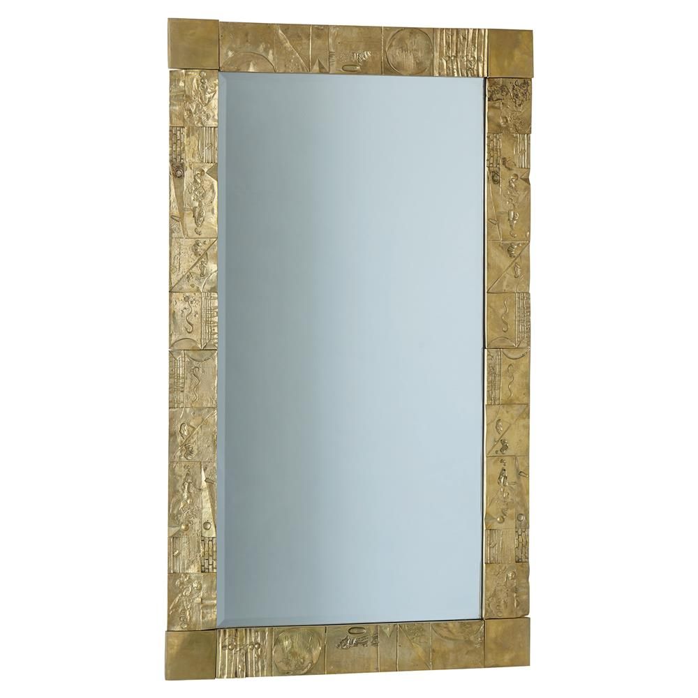 Delonte Modern Classic Rectangular Gold Sheet Boarder Wall Mirror Pertaining To Warm Gold Rectangular Wall Mirrors (View 10 of 15)
