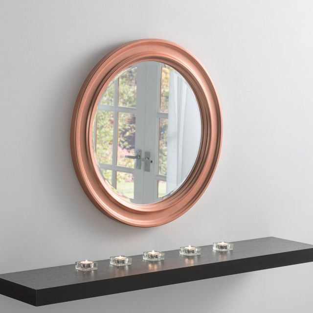 Denver Round Silver Circular Framed Mirror Inside Round 4 Section Wall Mirrors (View 12 of 15)