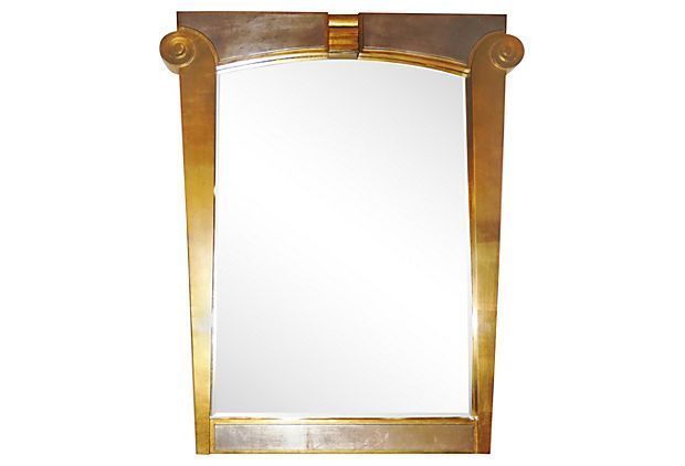 Dramatic Gold And Silver Leaf Framed Beveled Mirror (View 11 of 15)