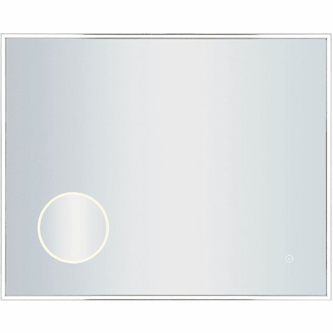 Elk Lm3k 3024 Bl4 Mag Led Lighted Mirrors Modern Polished Chrome Led With Polished Chrome Tilt Wall Mirrors (Photo 6 of 15)