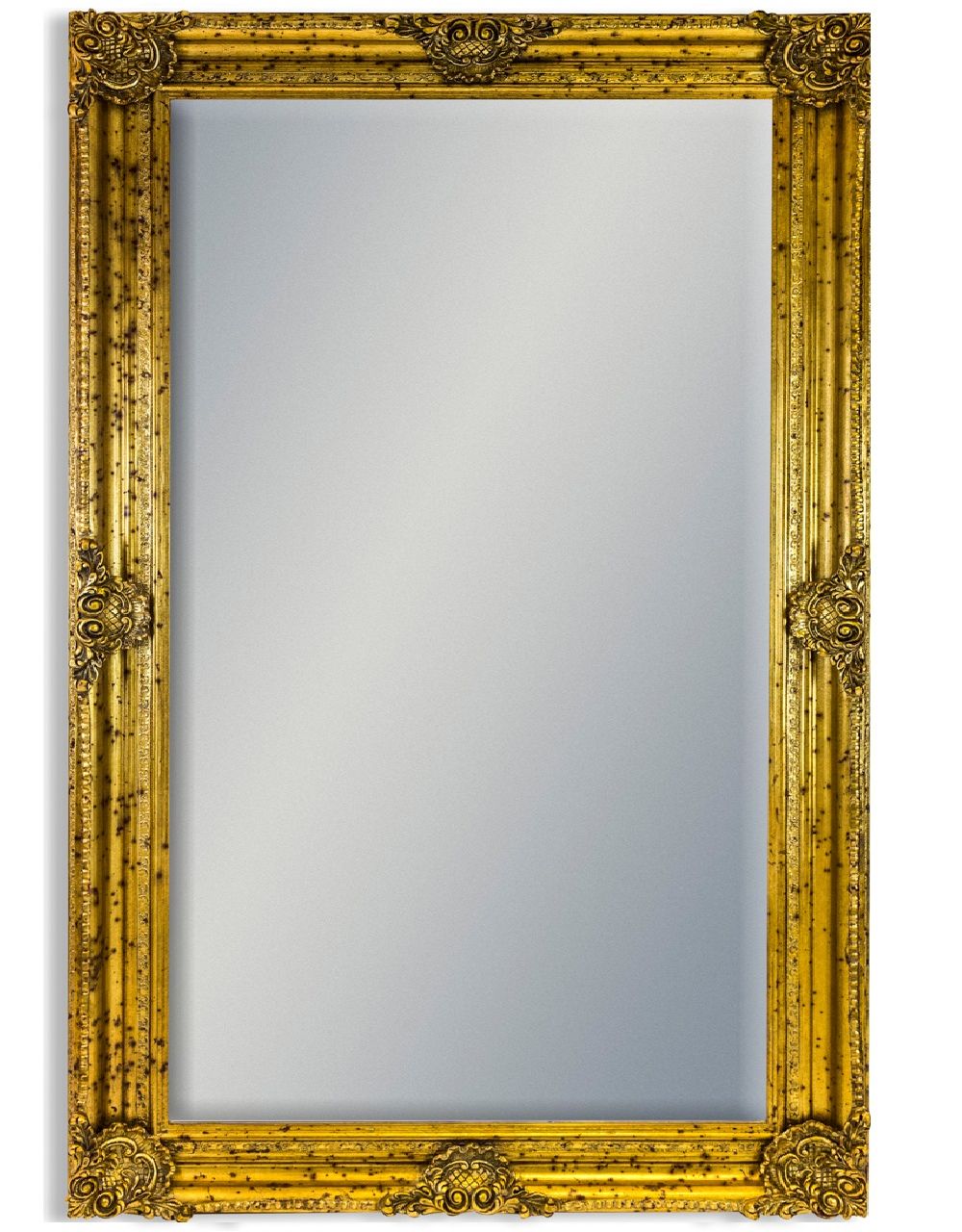 Extra Large Gold Rectangular Classic Mirror Regarding Warm Gold Rectangular Wall Mirrors (View 12 of 15)