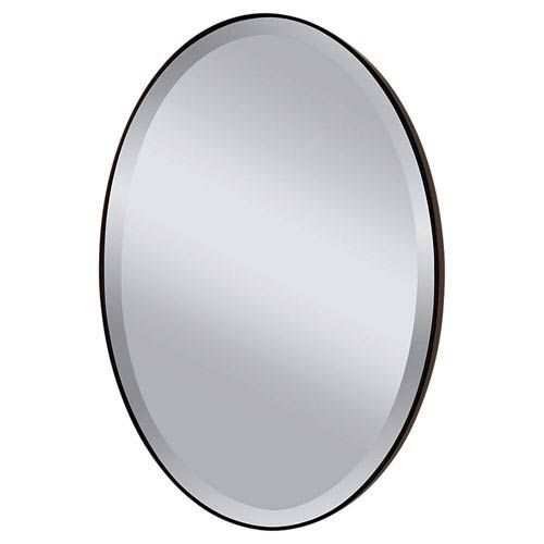 Feiss Johnson Oil Rubbed Bronze Mirror Mr1126orb | Bellacor | Bronze In Oil Rubbed Bronze Finish Oval Wall Mirrors (View 3 of 15)