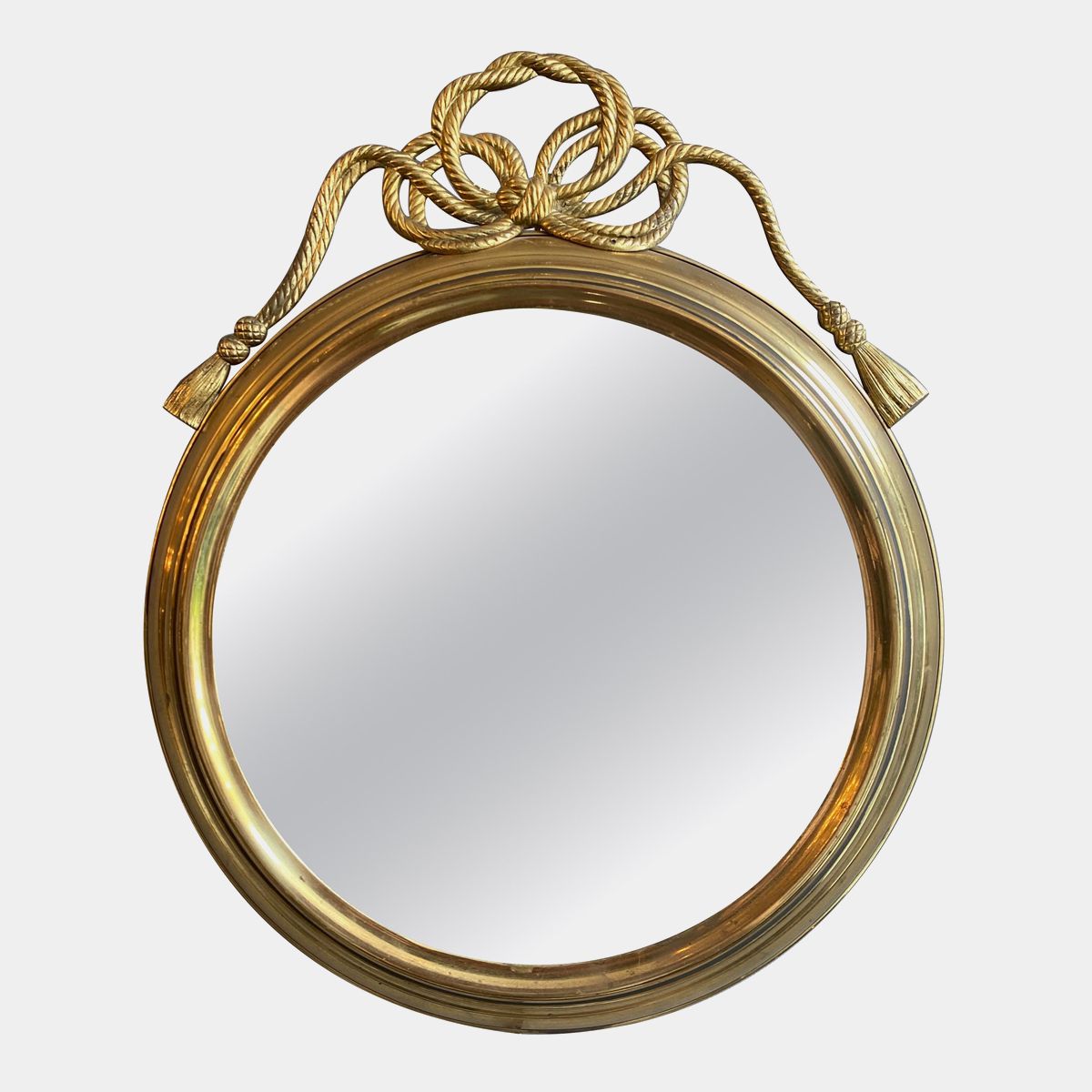 French Brass Circular Mirror | Marmorea London Intended For French Brass Wall Mirrors (Photo 14 of 15)