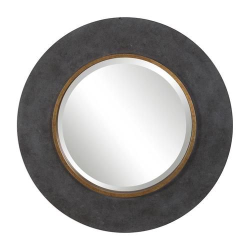 Global Direct 30 In L X 30 In W Round Framed Wall Mirror In The Mirrors Throughout Round 4 Section Wall Mirrors (Photo 4 of 15)