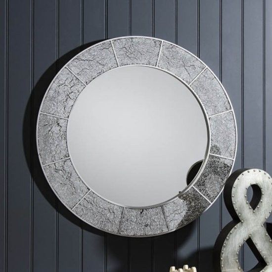 Hazelwood Round Wall Mirror – Contemporary – Wall Mirrors – In Shiny Black Round Wall Mirrors (View 7 of 15)