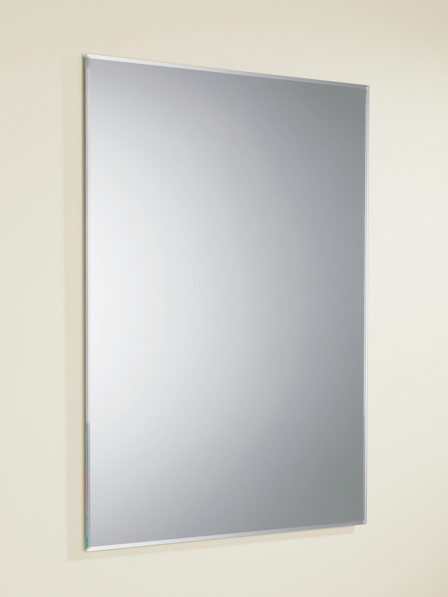 Hib Joshua Bevelled Edge Mirror Rectangular – W 500 X H 700mm – 61701500 With Rectangular Chevron Edge Wall Mirrors (View 4 of 15)