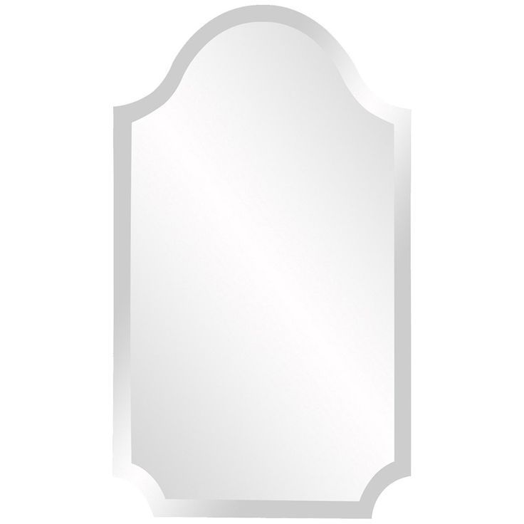 Howard Elliott Frameless Arched Mirror | Arch Mirror, Mirror Pertaining To Crown Arch Frameless Beveled Wall Mirrors (View 11 of 15)