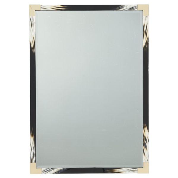 Hw Home Small Cutting Edge Mirror Pertaining To Rounded Cut Edge Wall Mirrors (View 7 of 15)
