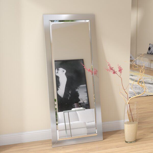 Industrial Beveled Full Length Mirror | Full Length Mirror, Mirror Wall In Double Crown Frameless Beveled Wall Mirrors (View 1 of 15)