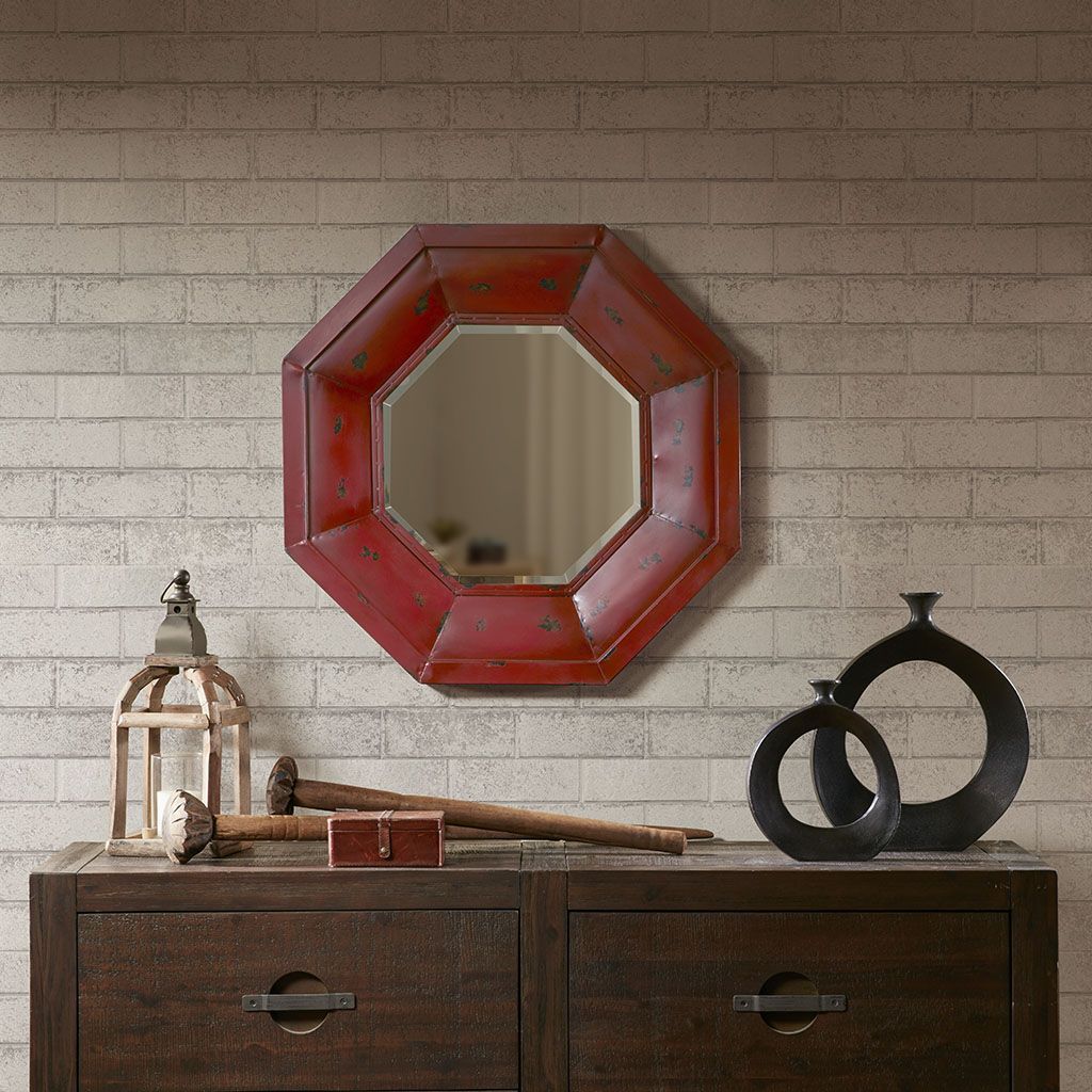 Ink+ivy's Warren Mirror Adds Some Character And Style To Your Home Regarding Iron Frame Handcrafted Wall Mirrors (View 6 of 15)