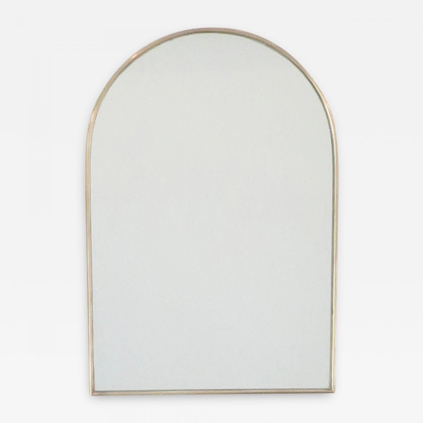 Italian Brass Framed Wall Mirror Arch Top With Bronze Arch Top Wall Mirrors (View 13 of 15)