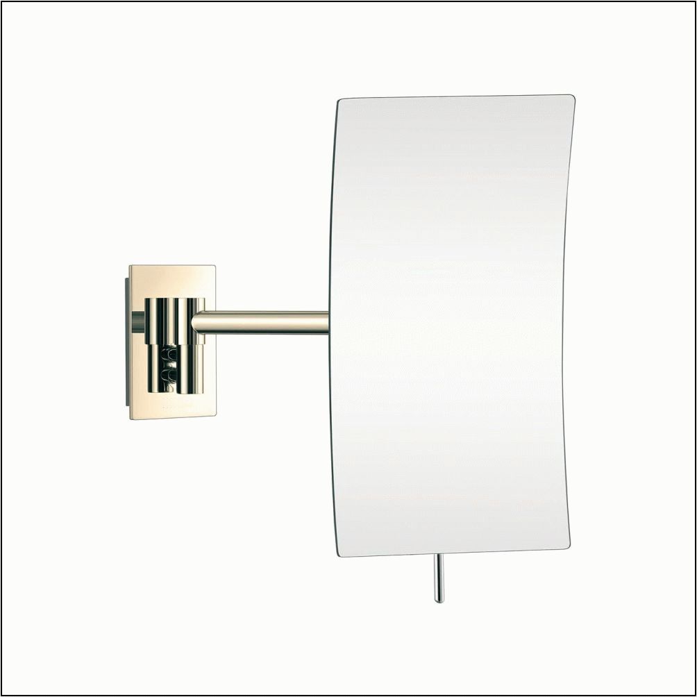 K218 Wall Mounted Contemporary Rectangular Mirror In Brushed Nickel Pertaining To Polished Nickel Rectangular Wall Mirrors (View 14 of 15)