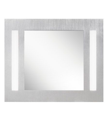 Kichler 78203 Signature 32 X 27 Inch Brushed Nickel Wall Mirror Inside Brushed Nickel Rectangular Wall Mirrors (Photo 12 of 15)