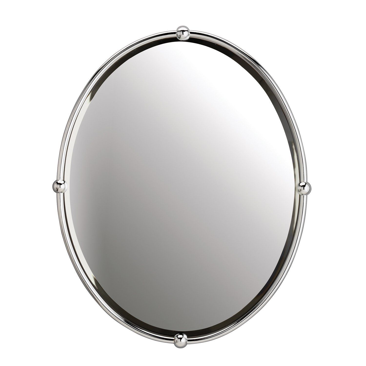 Kichler Lighting 41006 Oval Beveled Wall Mirror | Mirror, Oval Mirror With Oval Beveled Frameless Wall Mirrors (Photo 10 of 15)