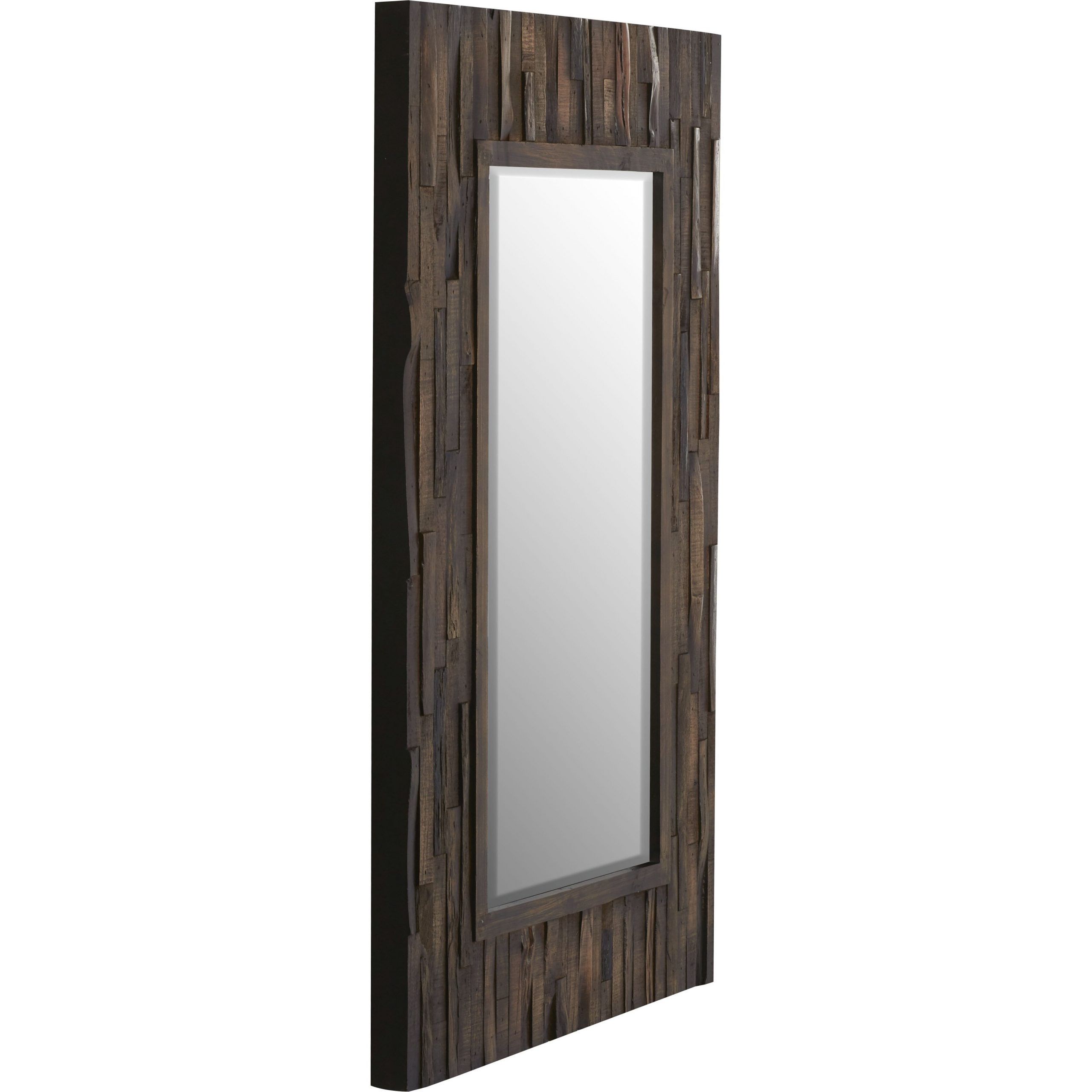 Lewis Rectangular Wall Mirror | Wayfair Intended For Squared Corner Rectangular Wall Mirrors (View 9 of 15)