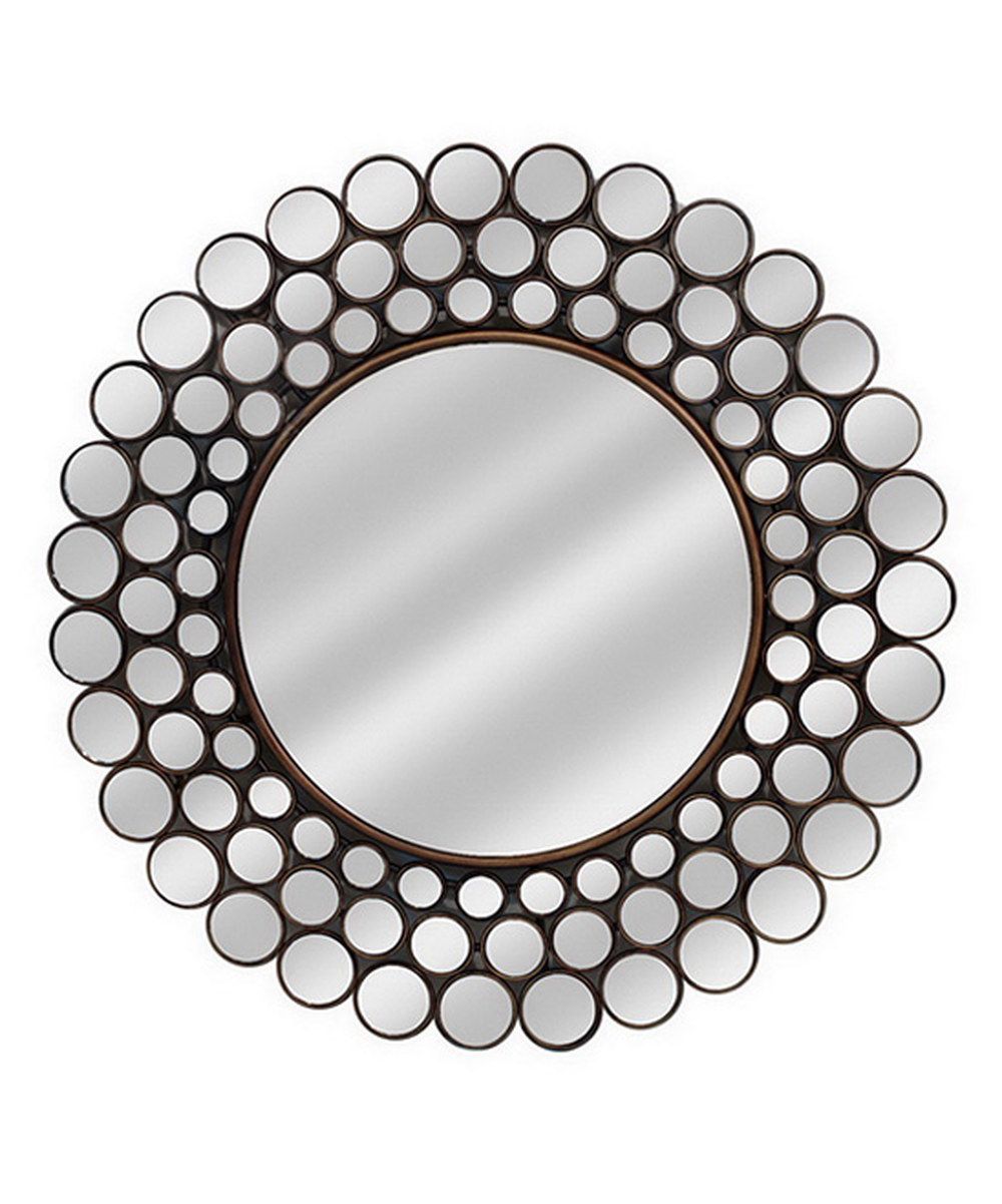 Look At This Small Mini Circle Framed Wall Mirror On #zulily Today In Jagged Edge Round Wall Mirrors (View 10 of 15)
