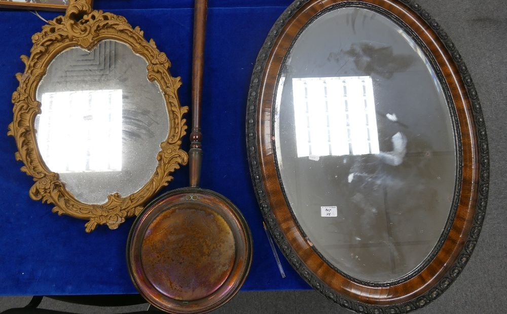 Lot 28 – Large Bevel Edged Wall Mirror For Edged Wall Mirrors (View 11 of 15)
