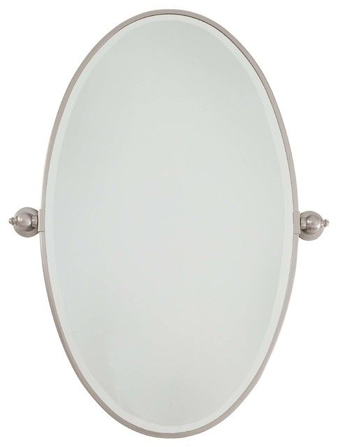 Minka Aire Minka Lavery Pivoting Mirror, Brushed Nickel – Wall Mirrors Inside Oxidized Nickel Wall Mirrors (View 10 of 15)