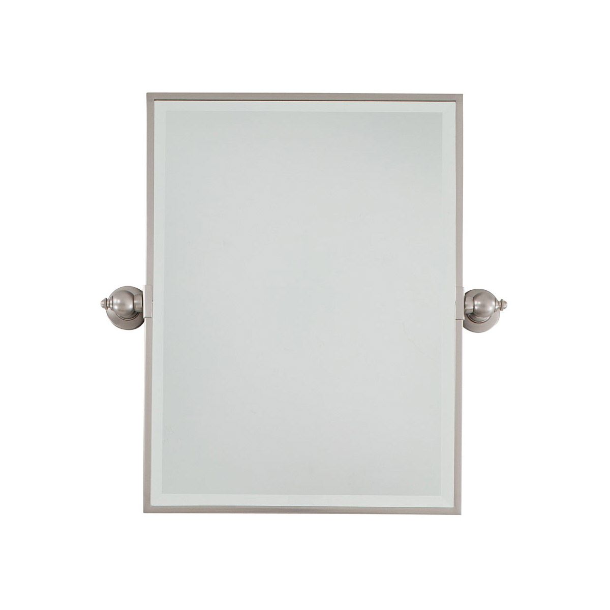 Minka Lavery 1440 84 Pivot Mirrors Wall Mirror Brushed Nickel | Ebay Intended For Polished Nickel Rectangular Wall Mirrors (Photo 15 of 15)