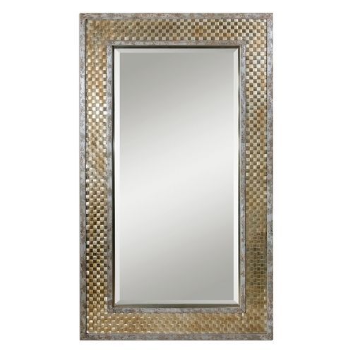 Mondego Woven Nickel Mirror | Brushed Nickel Mirror, Rectangular Mirror For Polished Nickel Rectangular Wall Mirrors (Photo 8 of 15)
