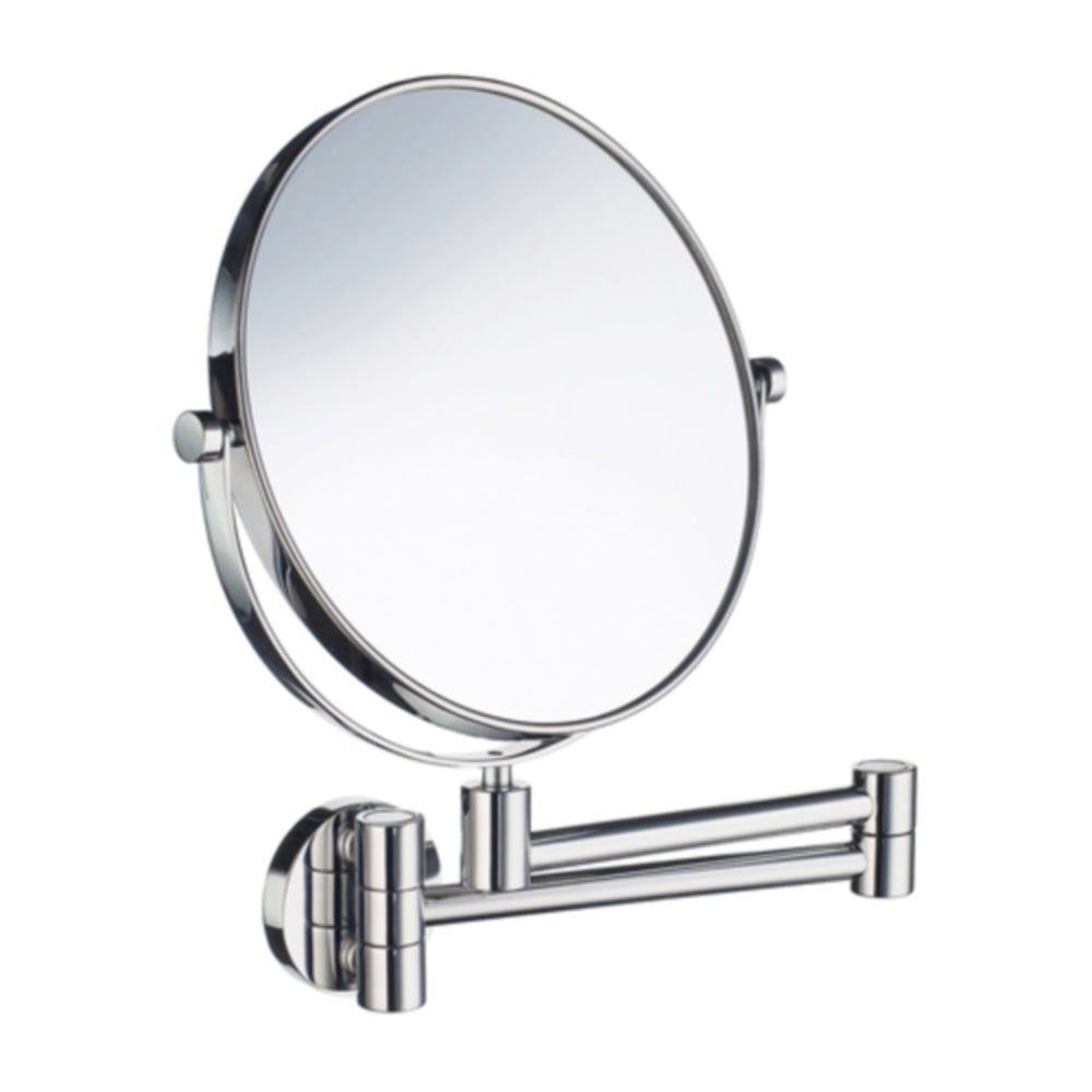 Outline Wall Mounted Shaving Mirror Fk438 Polished Chrome With Polished Chrome Tilt Wall Mirrors (Photo 12 of 15)