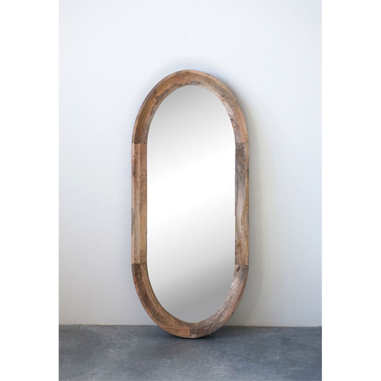Oval Mango Mirror | Oval Wall Mirror, Brown Wall Mirrors, Mirror Wall Pertaining To Wooden Oval Wall Mirrors (View 4 of 15)