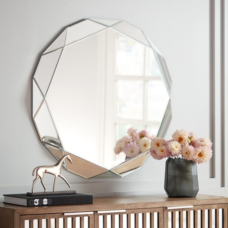 Pin On 1468 Within Rounded Cut Edge Wall Mirrors (View 4 of 15)