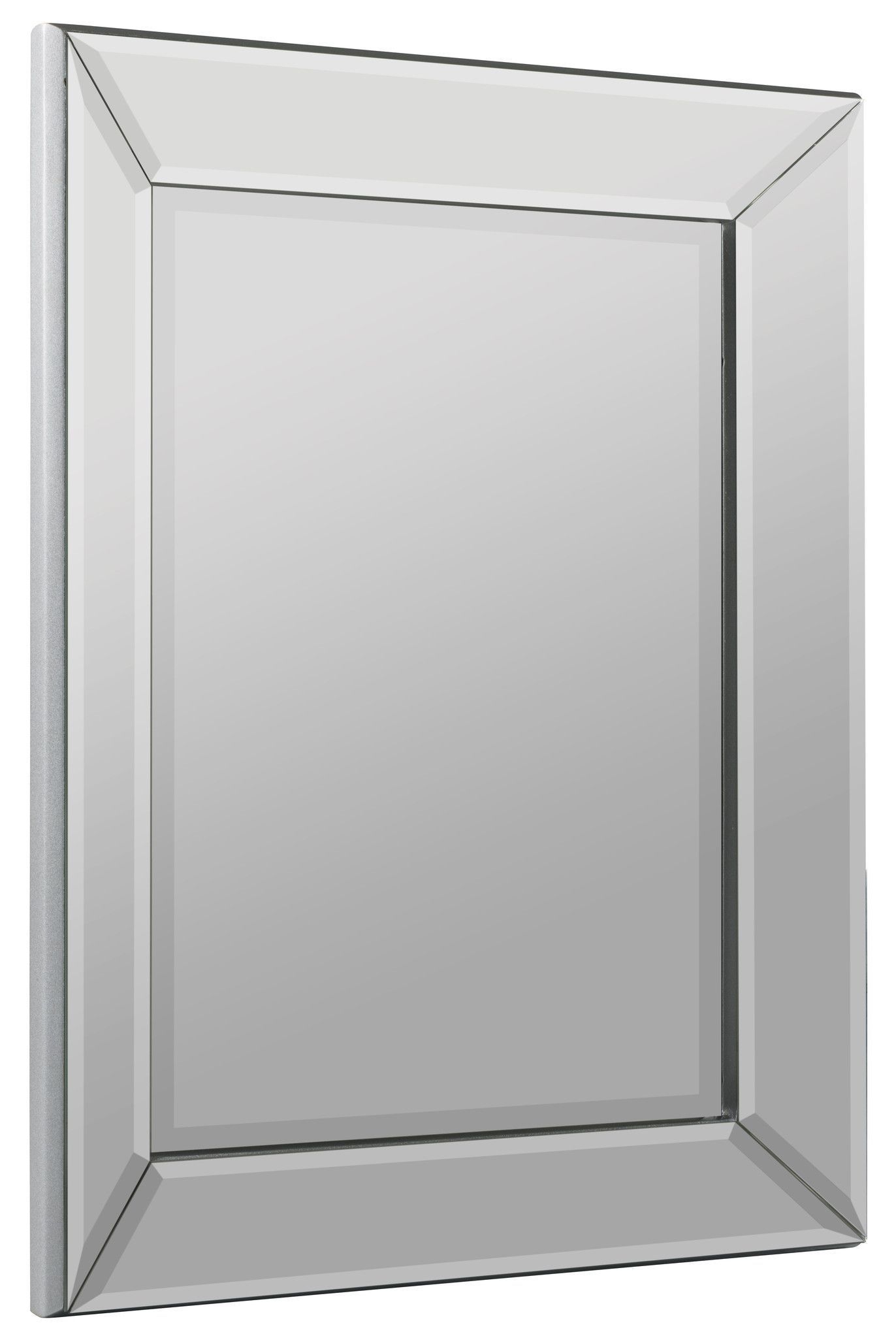 Porter Mirror Frameless Mirror; Beveled Mirror | Diy Bathroom Remodel Pertaining To Frameless Rectangular Beveled Wall Mirrors (View 2 of 15)